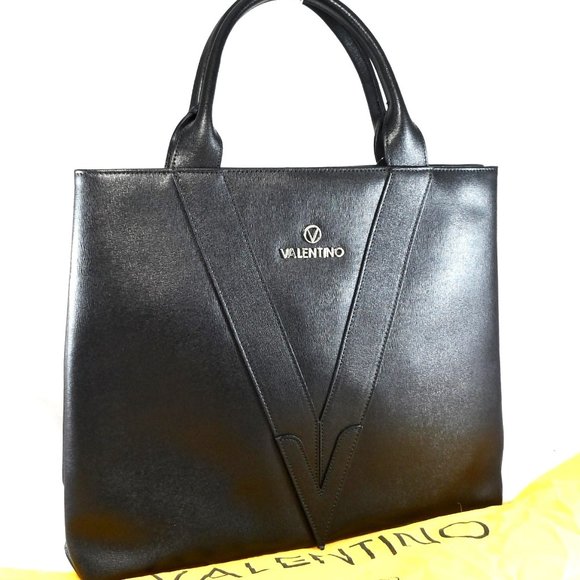 Mario Valentino Handbags - NWT $995 VALENTINO BY MARIO VALENTINO ADELE LEATHER TOTE HANDLES /SHOULDER STRAP